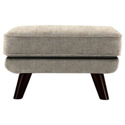 G Plan Vintage The Fifty Three Footstool Marl Cream